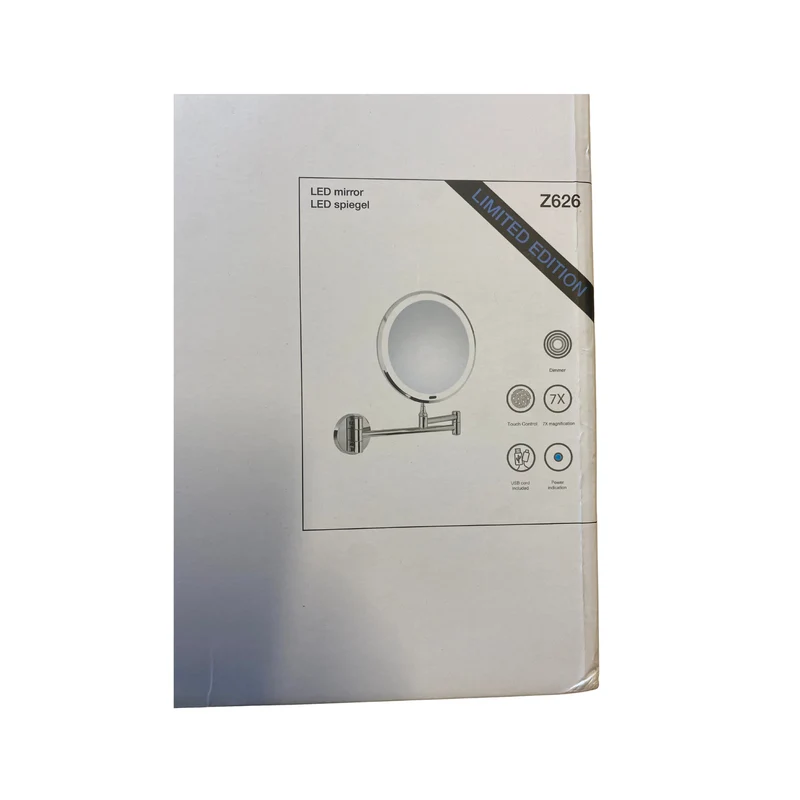 Sminkspegel Smedbo Z626 LED Väggmonterad 7x Förstoring Limited Edition