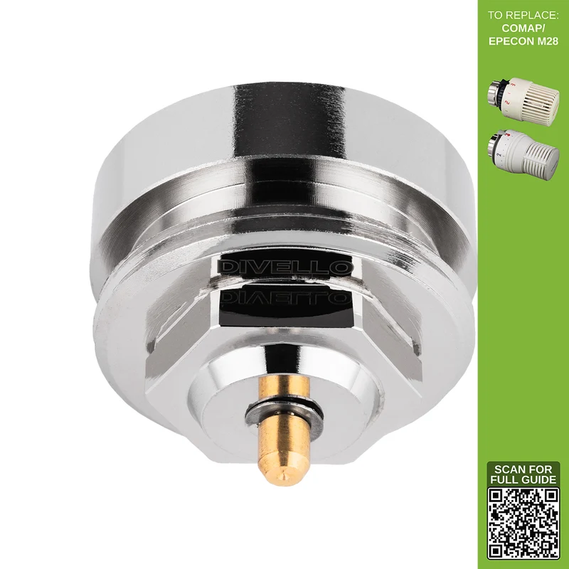 DIVELLO Thermostatic Head Adapter M28-COMxM30
